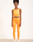 Top Losango frente única regulável EMANA® - Laranja Citrus - ROWA STORE - Top