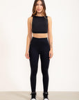 Top Losango frente única regulável EMANA® - Preto - ROWA STORE - Top