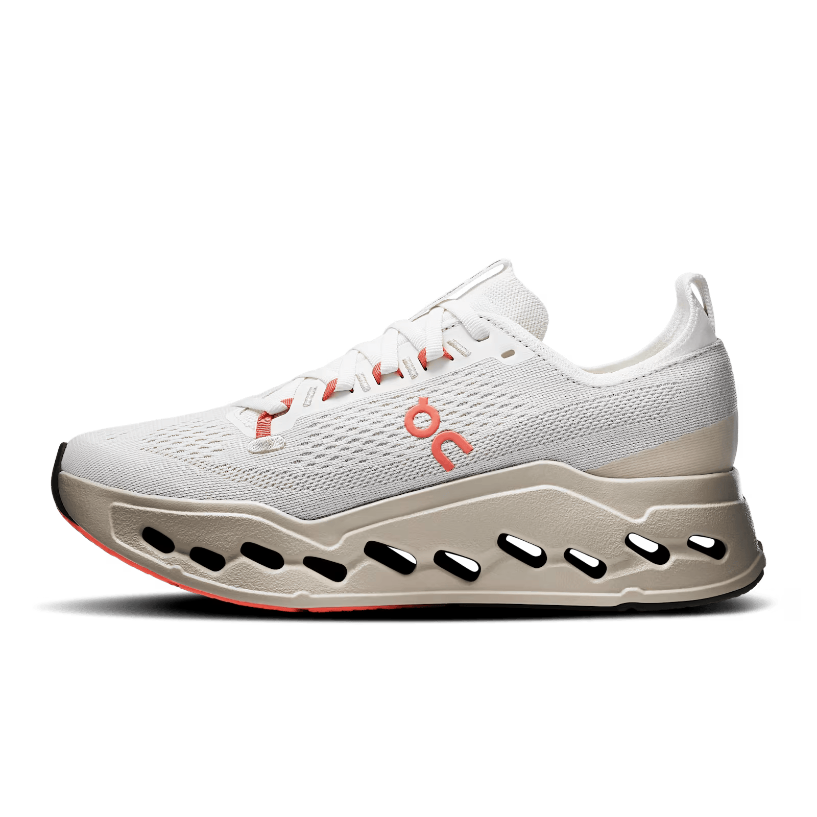 On Running Cloudsurfer Max 1 Feminino Ivory / Salmon ON RUNNING