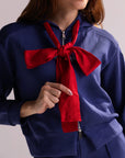 Jaqueta Moletom Aerolook Laces Rowa - Azul Marinho