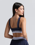 Top Memel - Azul Marinho