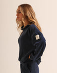 Blusa Lounge Aerolook Flow II - Azul Marinho