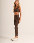 Legging Heart - Marrom Imperial