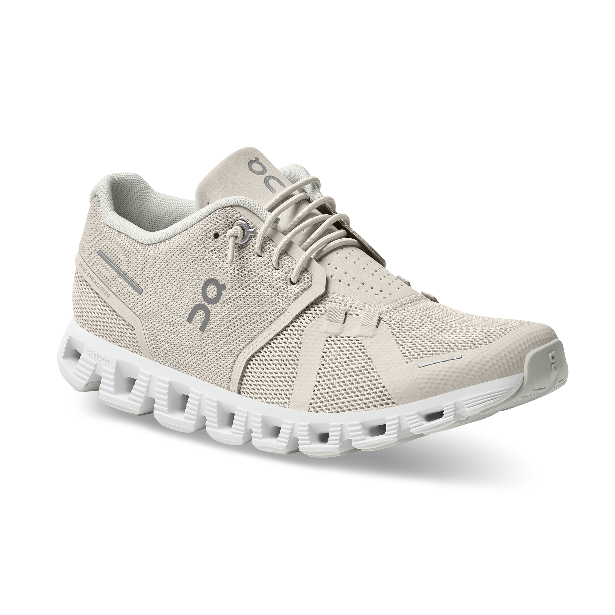 On Running Cloud 5 Feminino Pearl / White