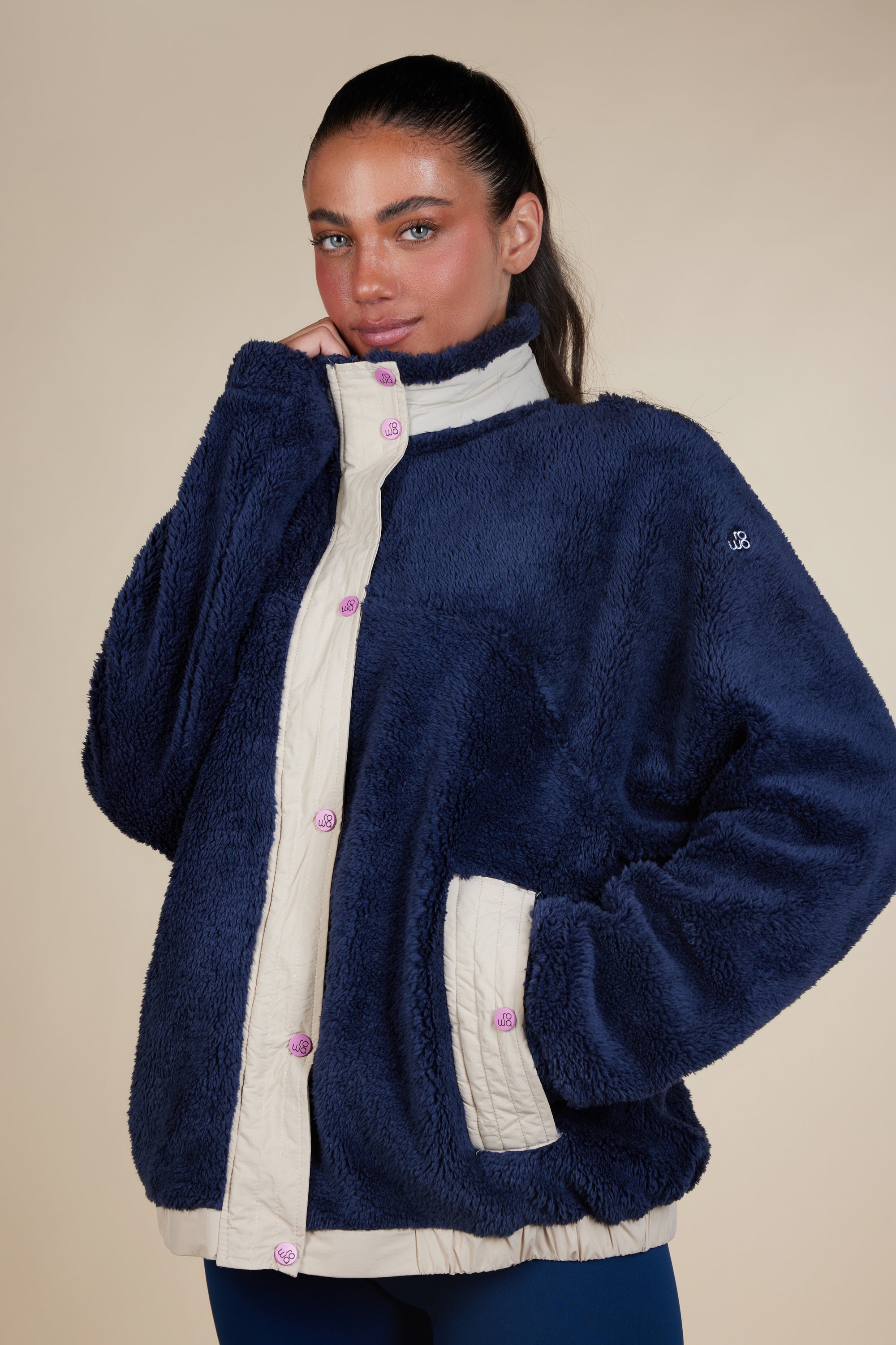 Jaqueta Soft Double - Azul Marinho
