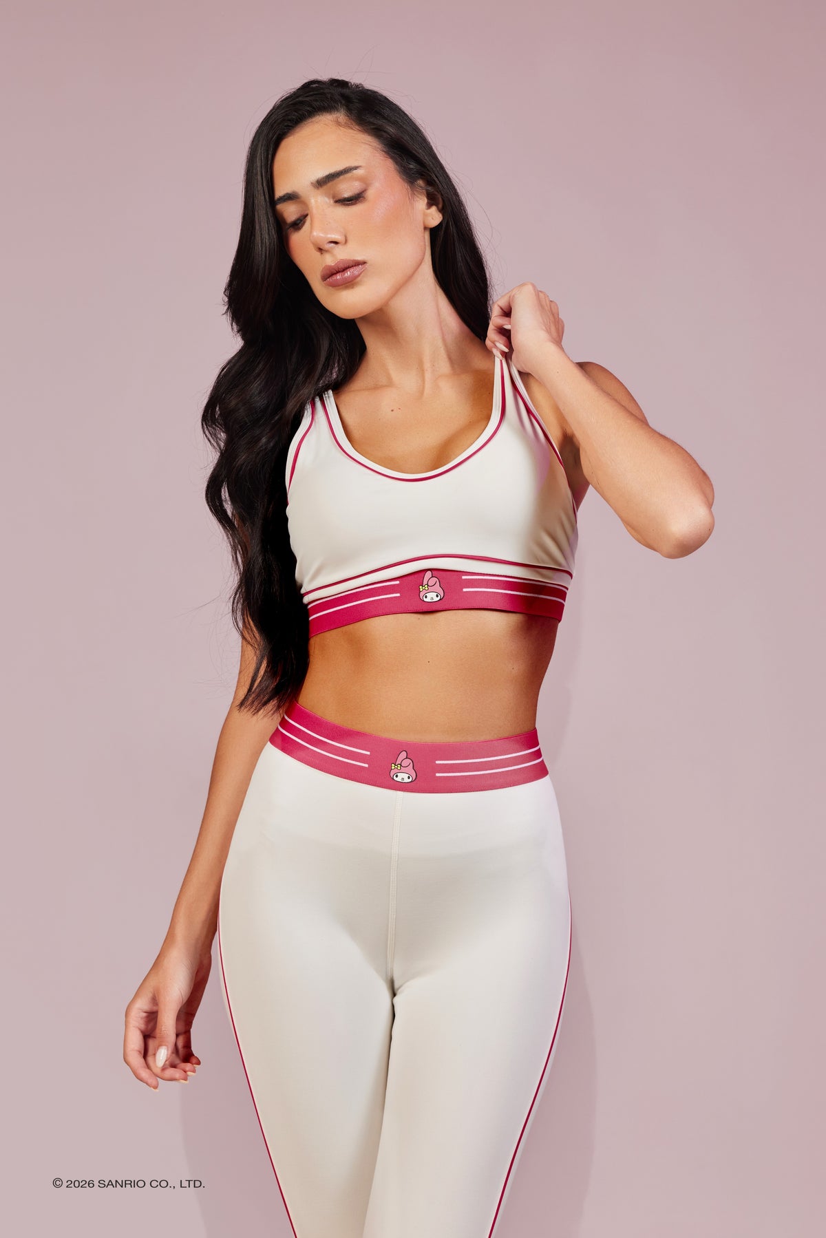 Top Memel Rowa My Melody - Branco e Rosa