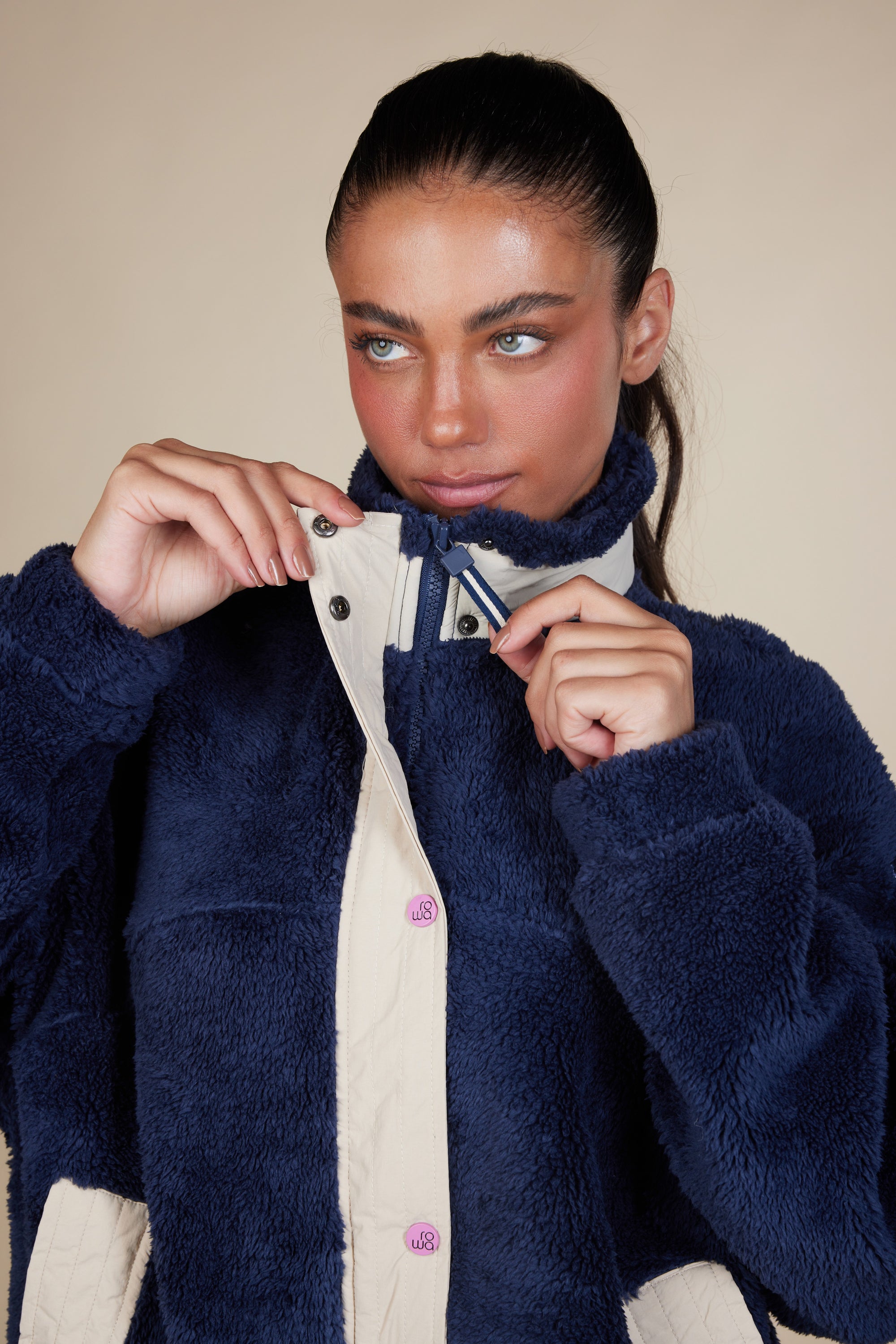 Jaqueta Soft Double - Azul Marinho