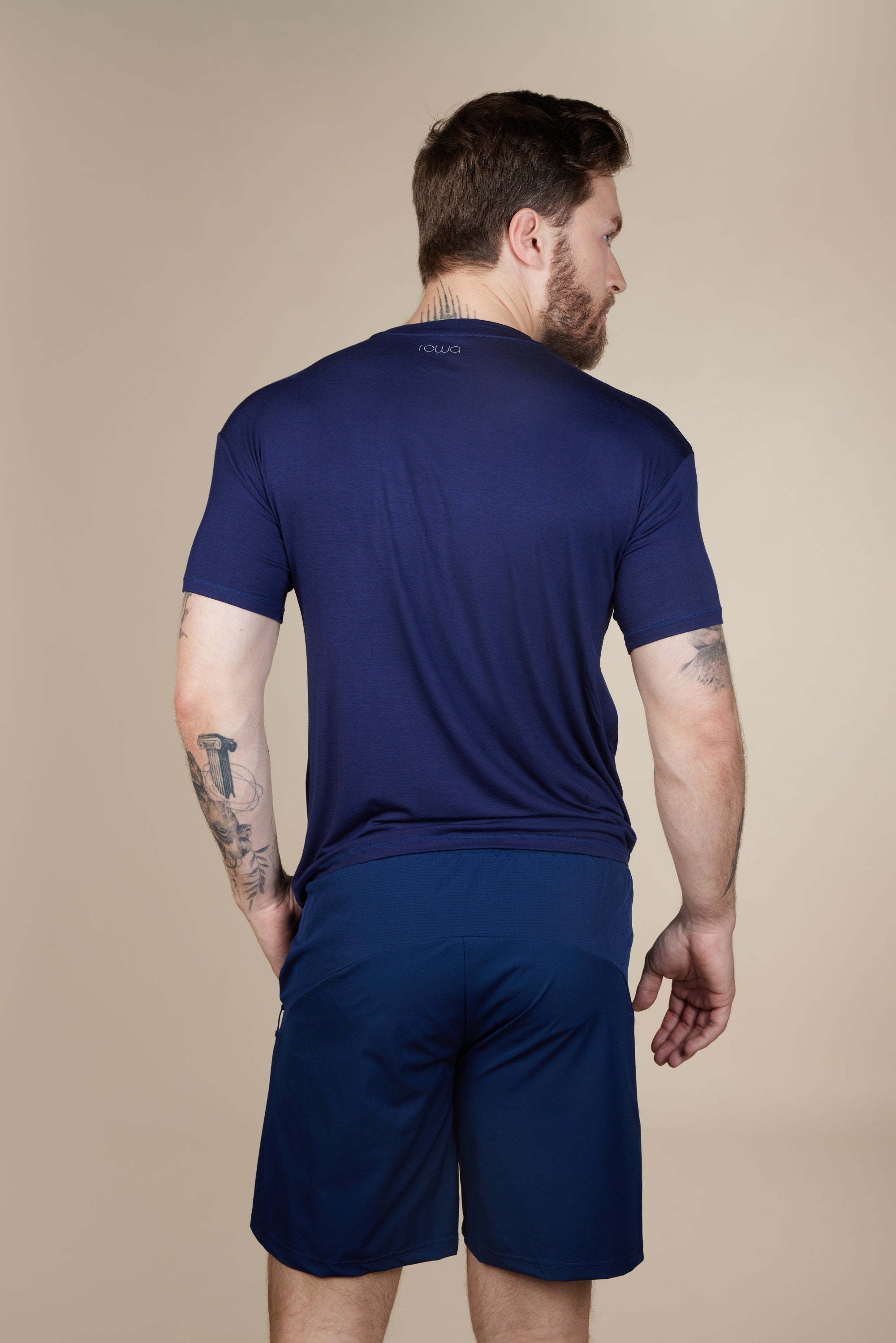 Bermuda Masculina Bicolor - Azul Marinho