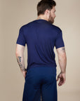 Bermuda Masculina Bicolor - Azul Marinho