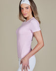 Camiseta Modal Manga Curta - Rosa