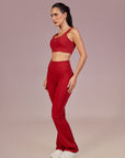 Calça Flare Rowa Hello Kitty - Vermelho
