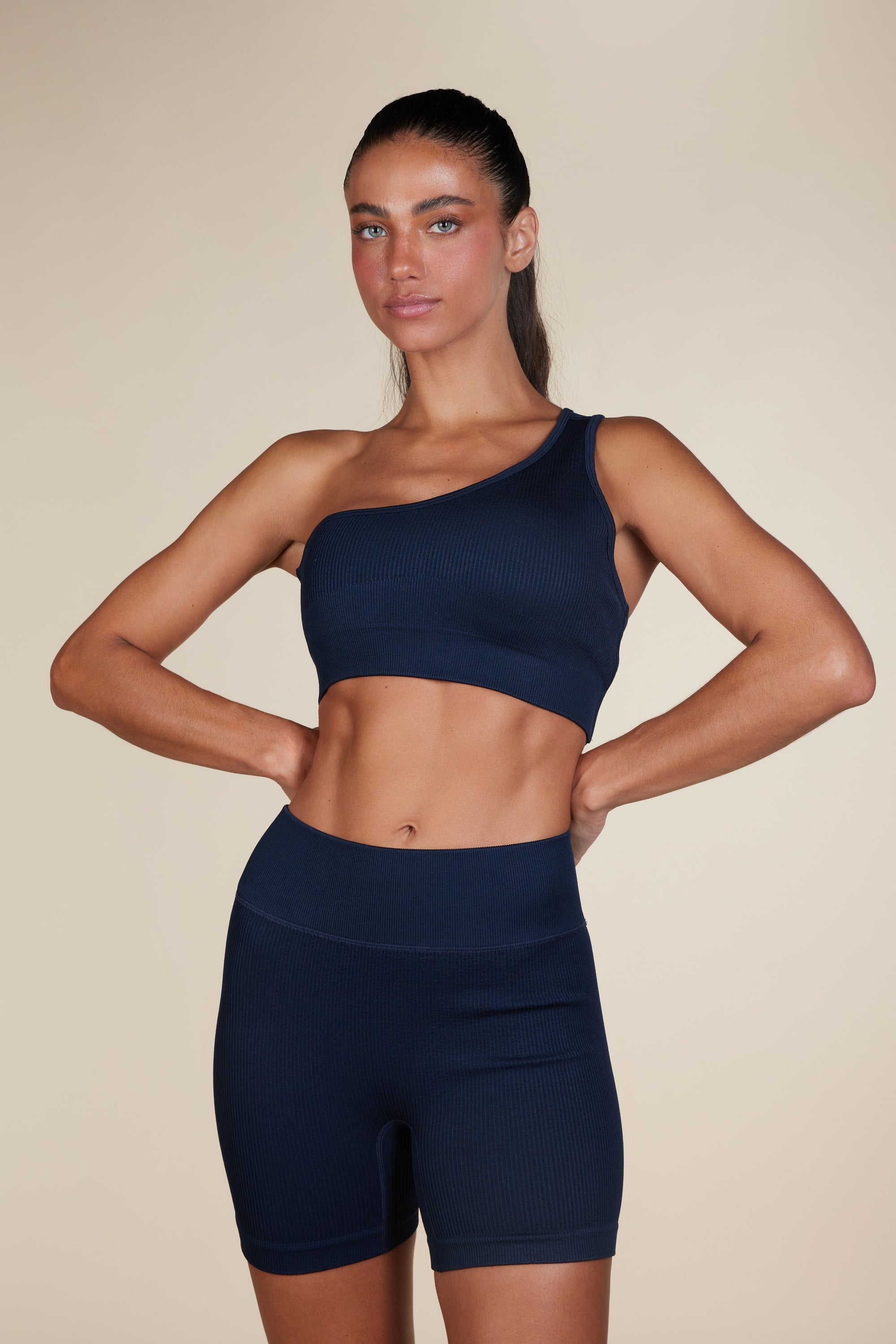 Shorts Canelado Wanda V3 - Azul Marinho