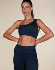 Shorts Canelado Wanda V3 - Azul Marinho