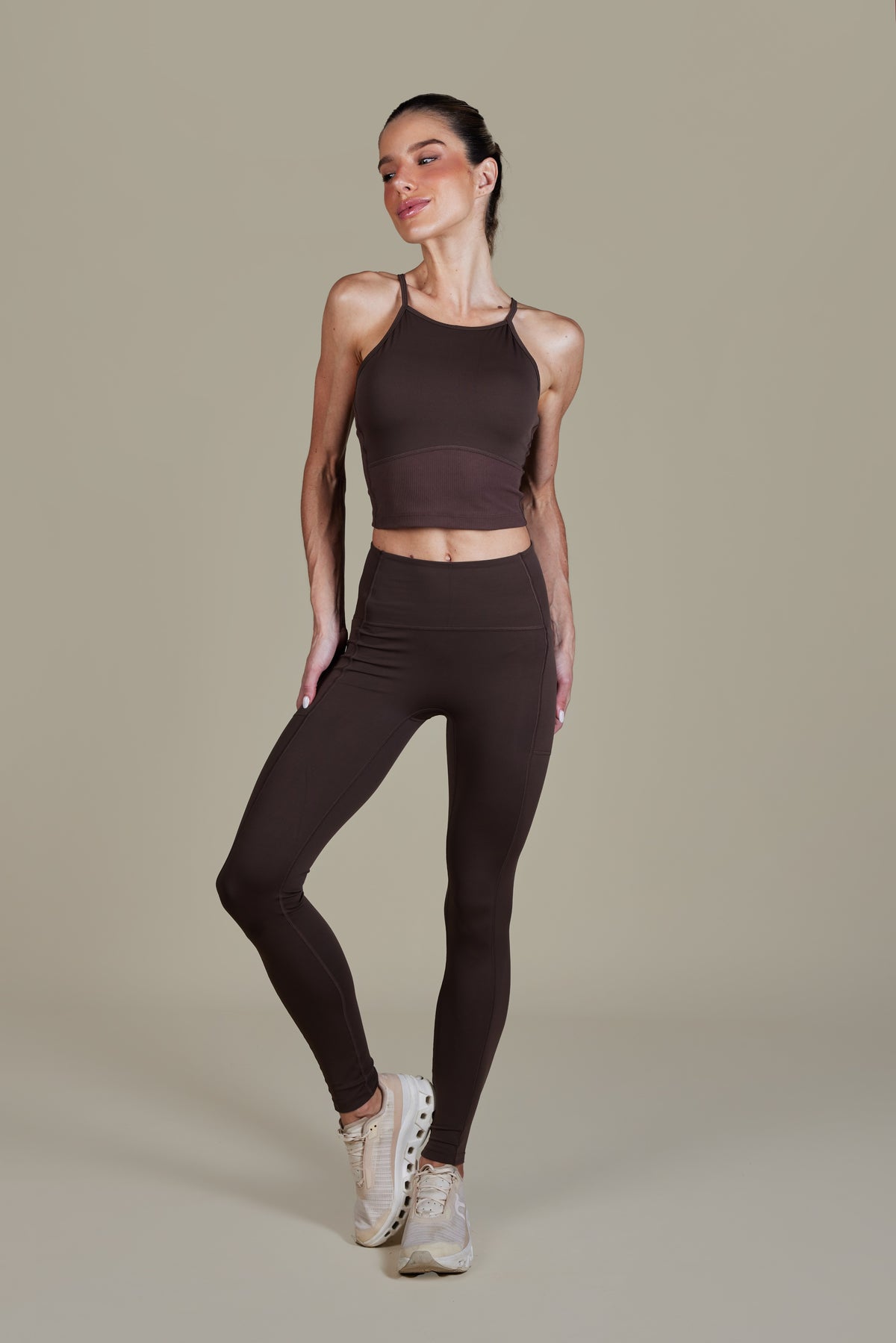 Legging Performance - Marrom