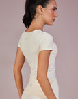 Camiseta Rowa Hello Kitty - Creme