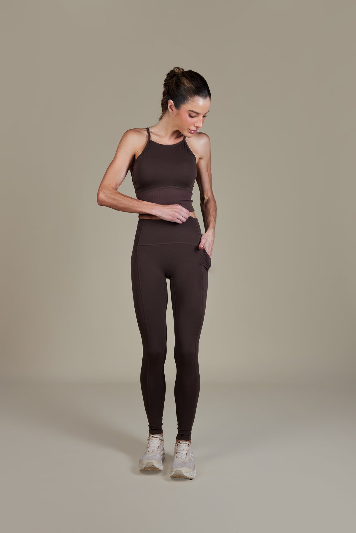 Legging Performance - Marrom