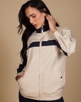 Jaqueta Strip - Creme