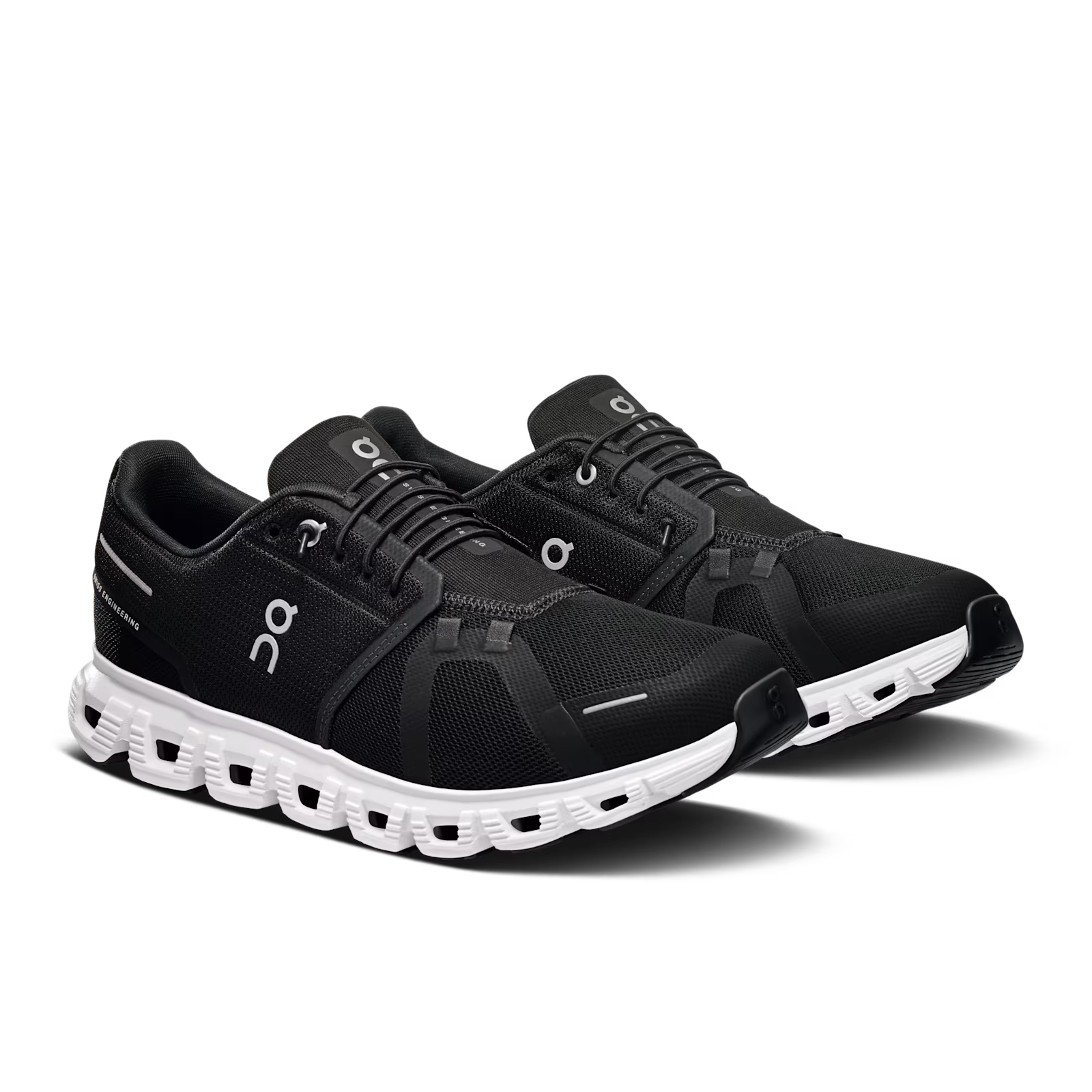 On Running Cloud 6 Masculino Black | White ON RUNNING
