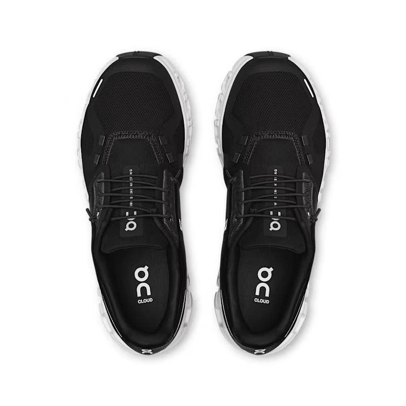 On Running Cloud 6 Feminino Black | White ON RUNNING