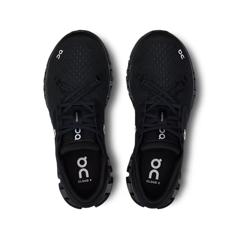 On Running Cloud X 4 Feminino Black | Eclipse ON RUNNING