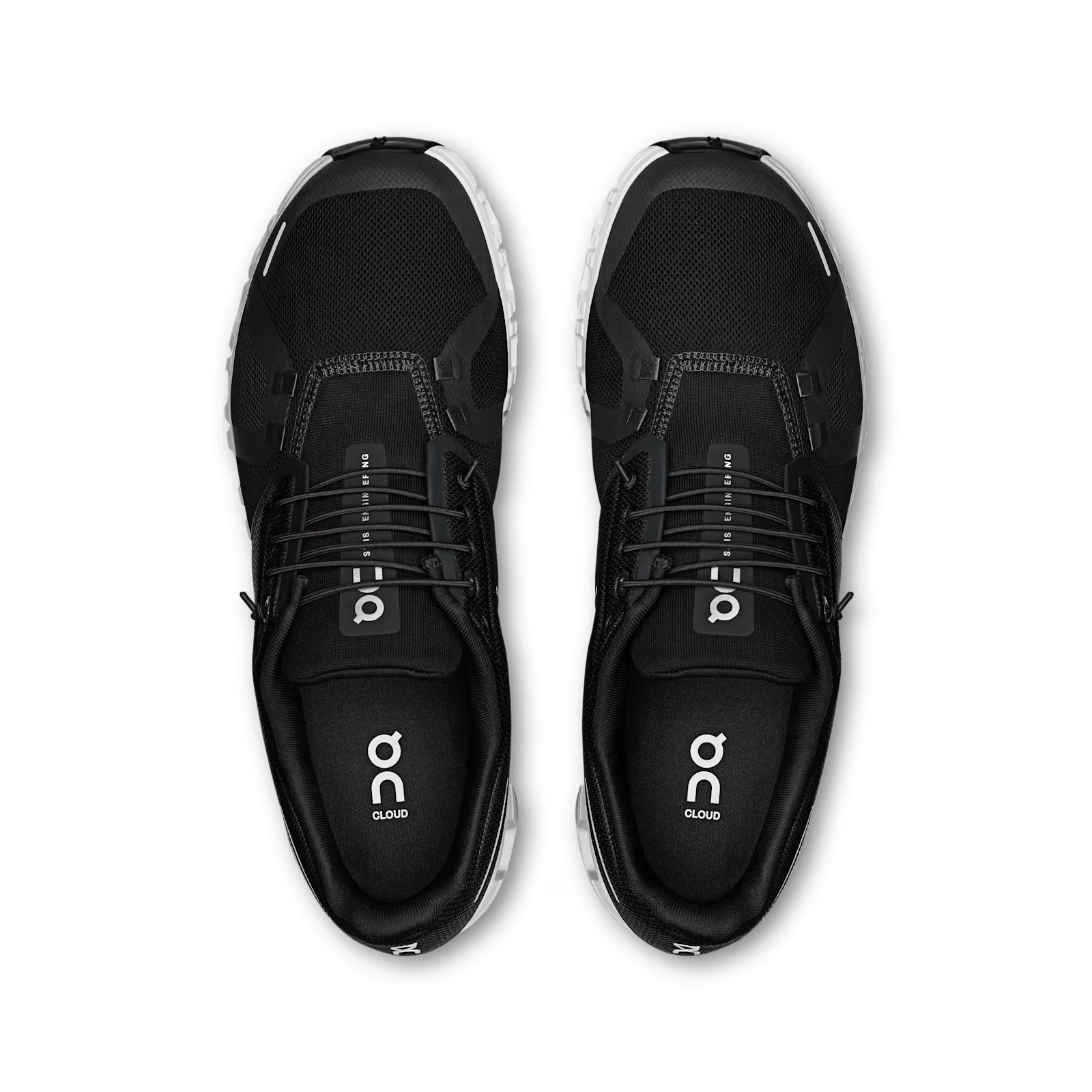 On Running Cloud 6 Masculino Black | White ON RUNNING