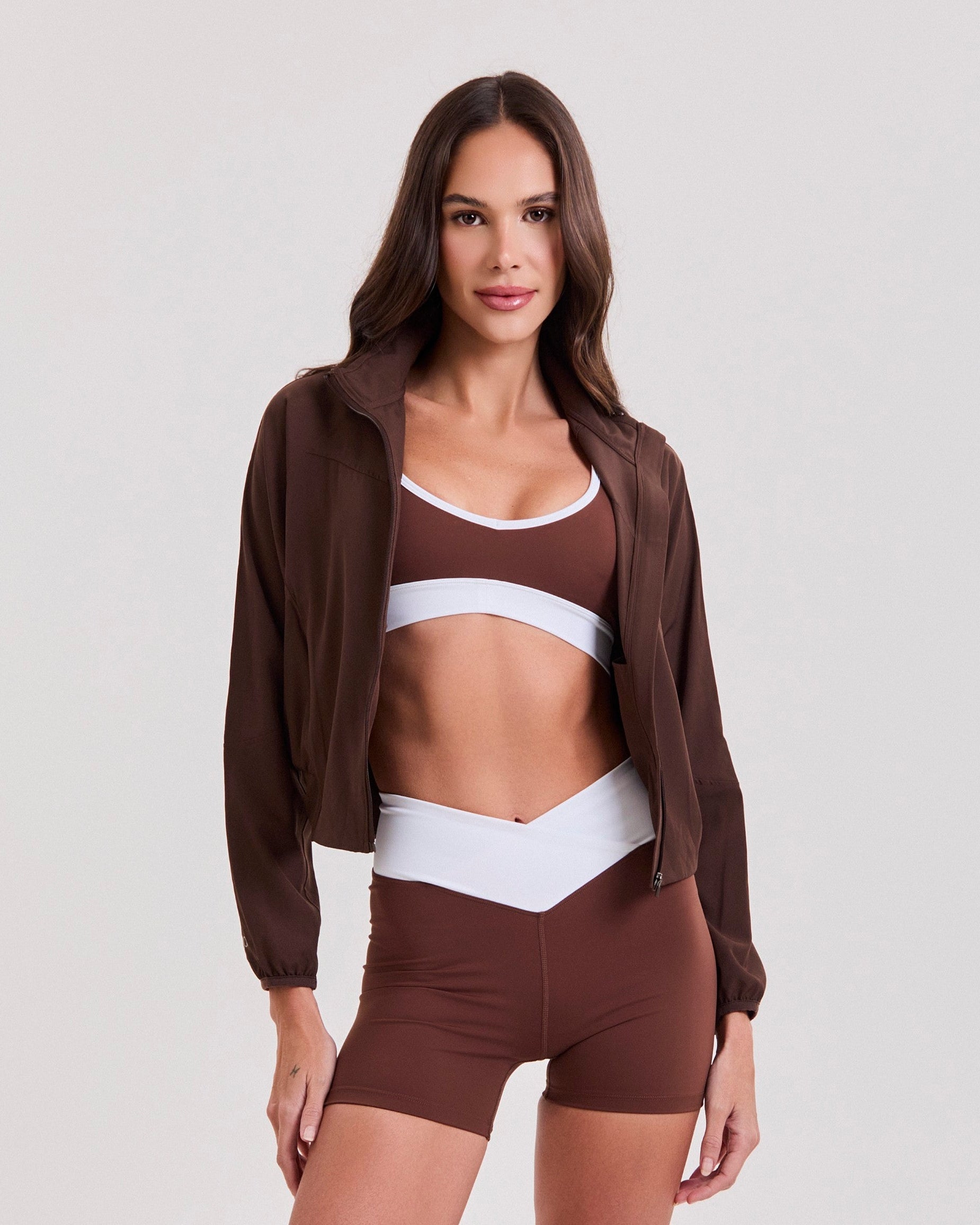 Shorts Manu Cit Joja - Marrom ROWA STORE DI11