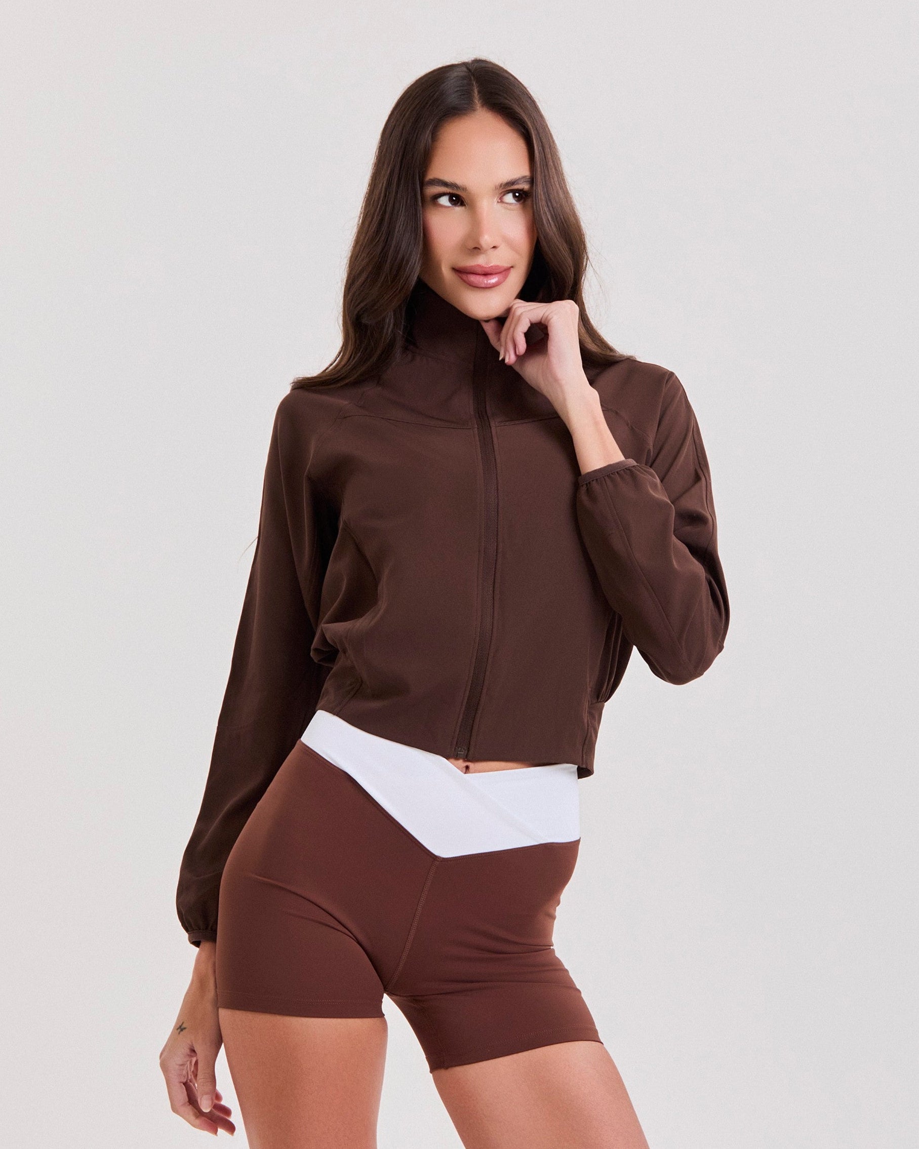 Shorts Manu Cit Joja - Marrom ROWA STORE DI11