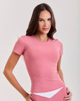 Camiseta Manu Cit Basic - Rose ROWA STORE DI11