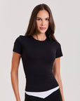 Camiseta Manu Cit Basic - Preto ROWA STORE DI11