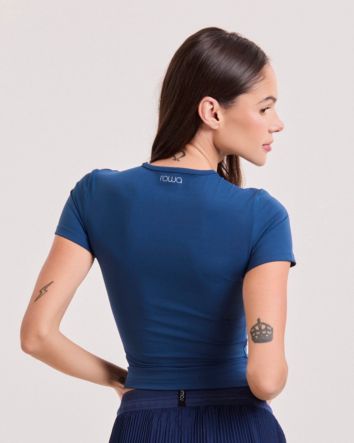 Camiseta Manu Cit Basic - Azul Marinho ROWA STORE DI11