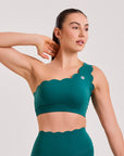 Top Assimétrico Heart - Verde Esmeralda ROWA STORE DI11