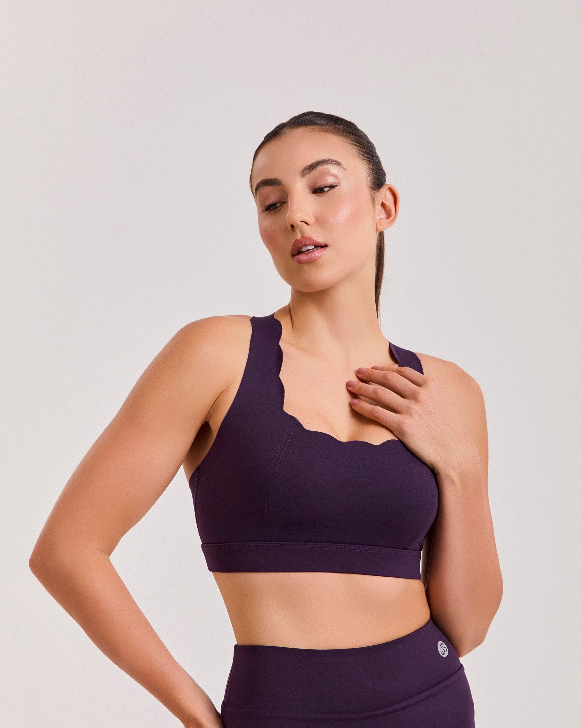 Top Heart Alças - Roxo ROWA STORE DI11