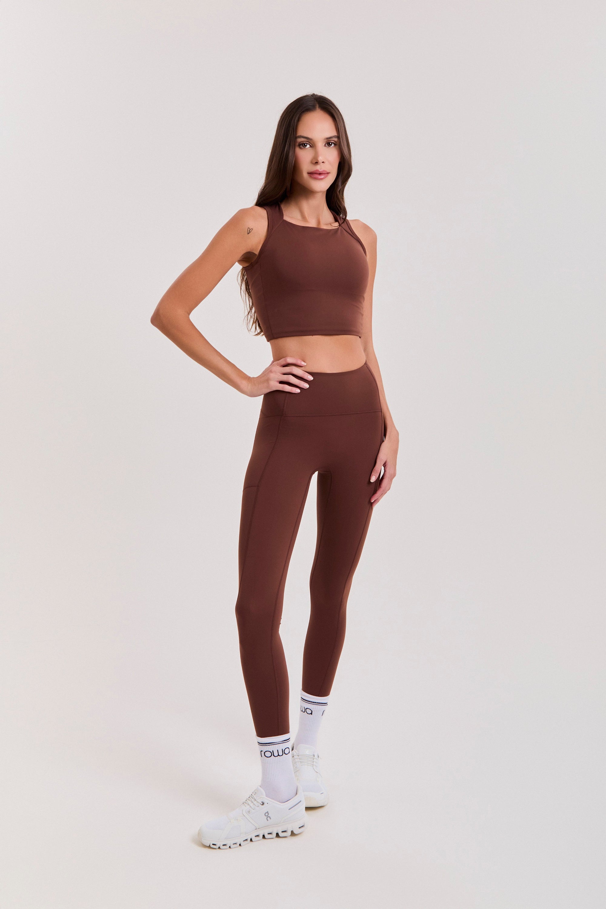 Legging Manu Cit Performance - Marrom ROWA STORE DI11