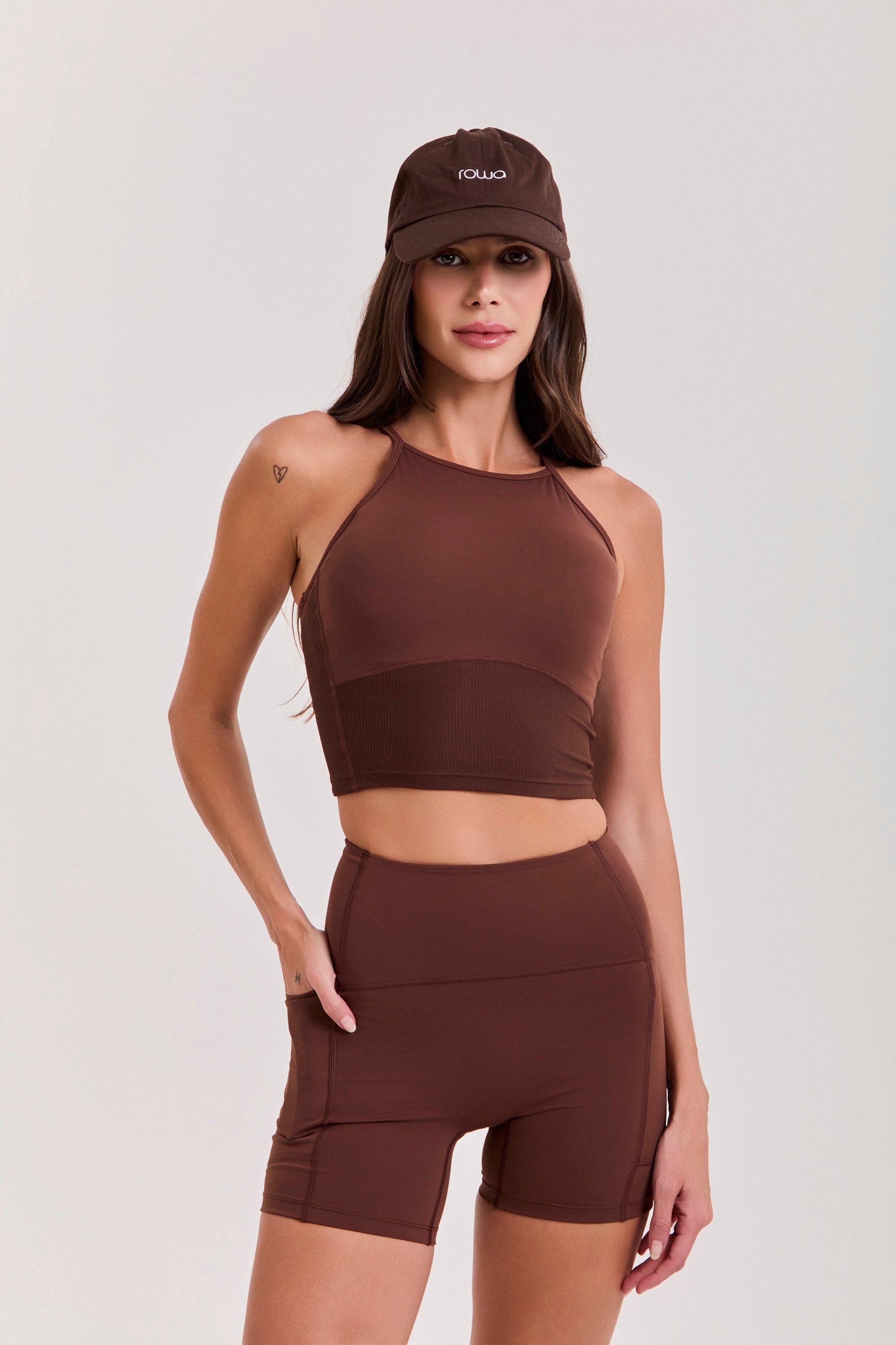 Bermuda Manu Cit Performance - Marrom ROWA STORE DI11