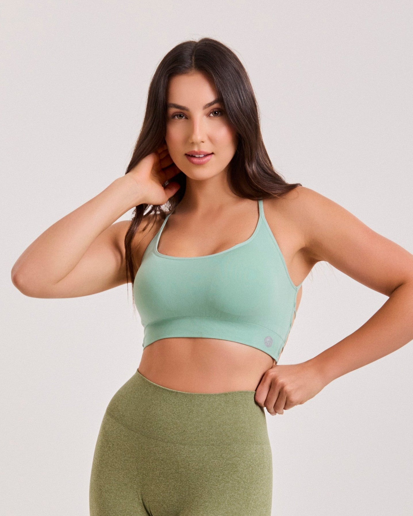 Top Seamless Juju II - Verde Claro ROWA STORE DI10