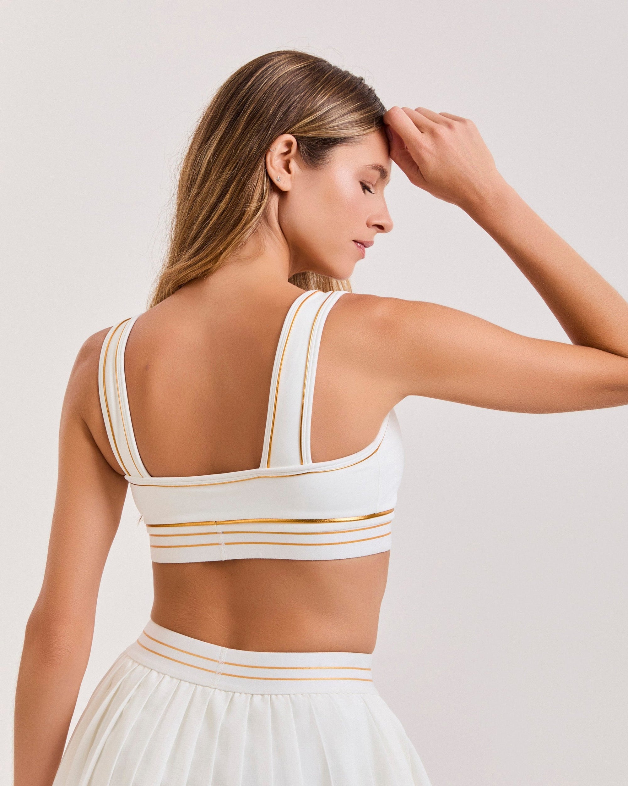 [PRÉ-VENDA] Top Memel - Branco e Ouro ROWA STORE DI11