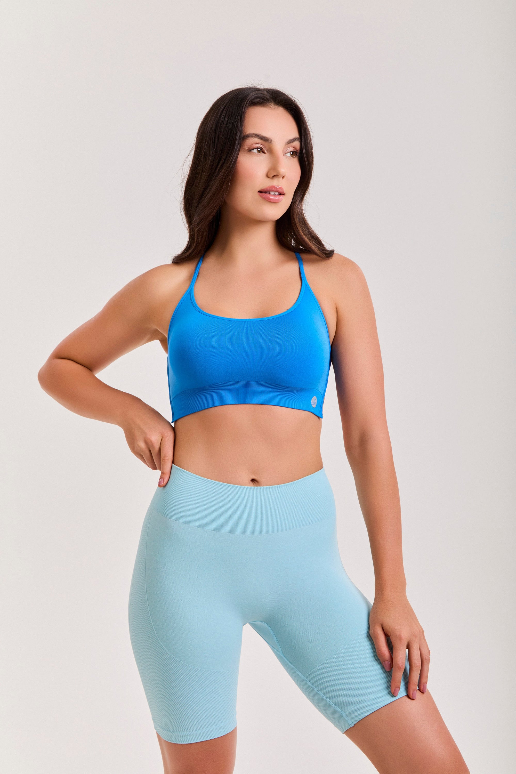 Shorts Seamless Juju III - Azul Claro ROWA STORE DI10