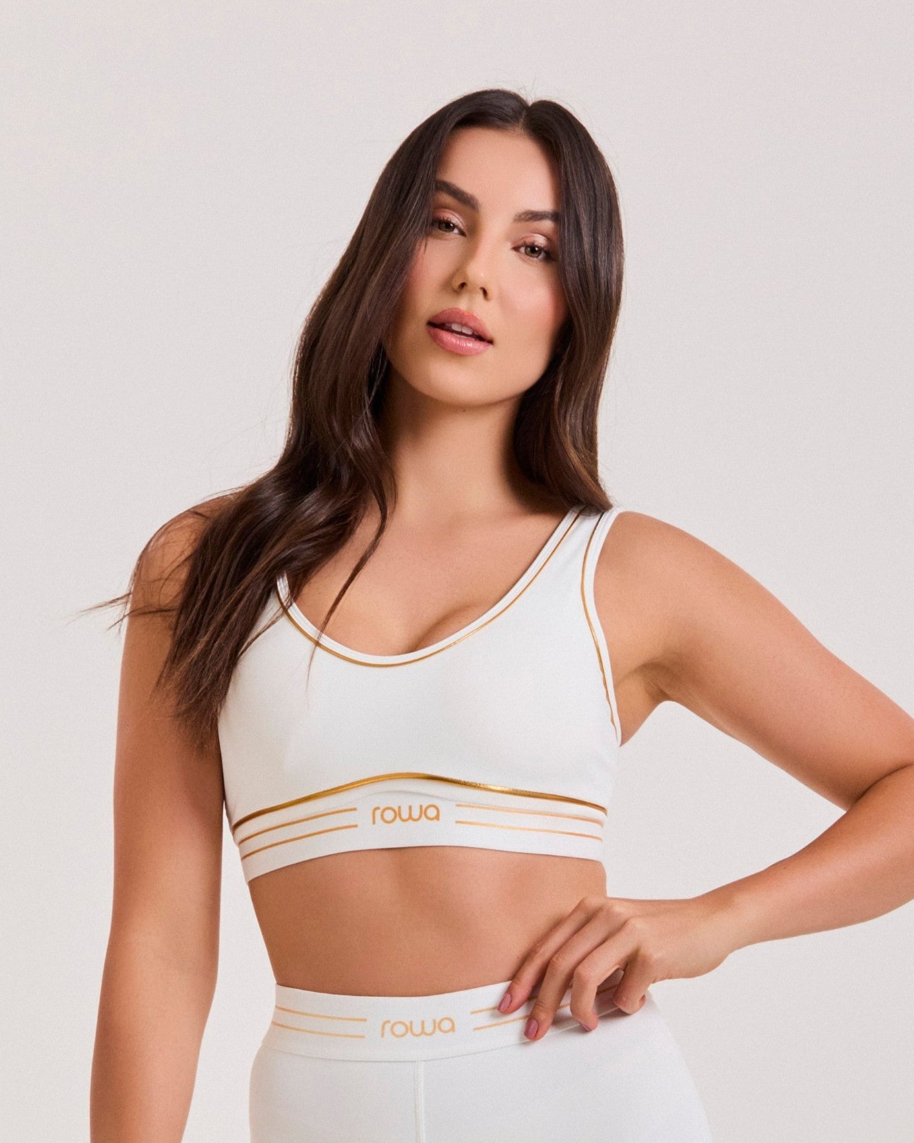 [PRÉ-VENDA] Top Memel - Branco e Ouro ROWA STORE DI11