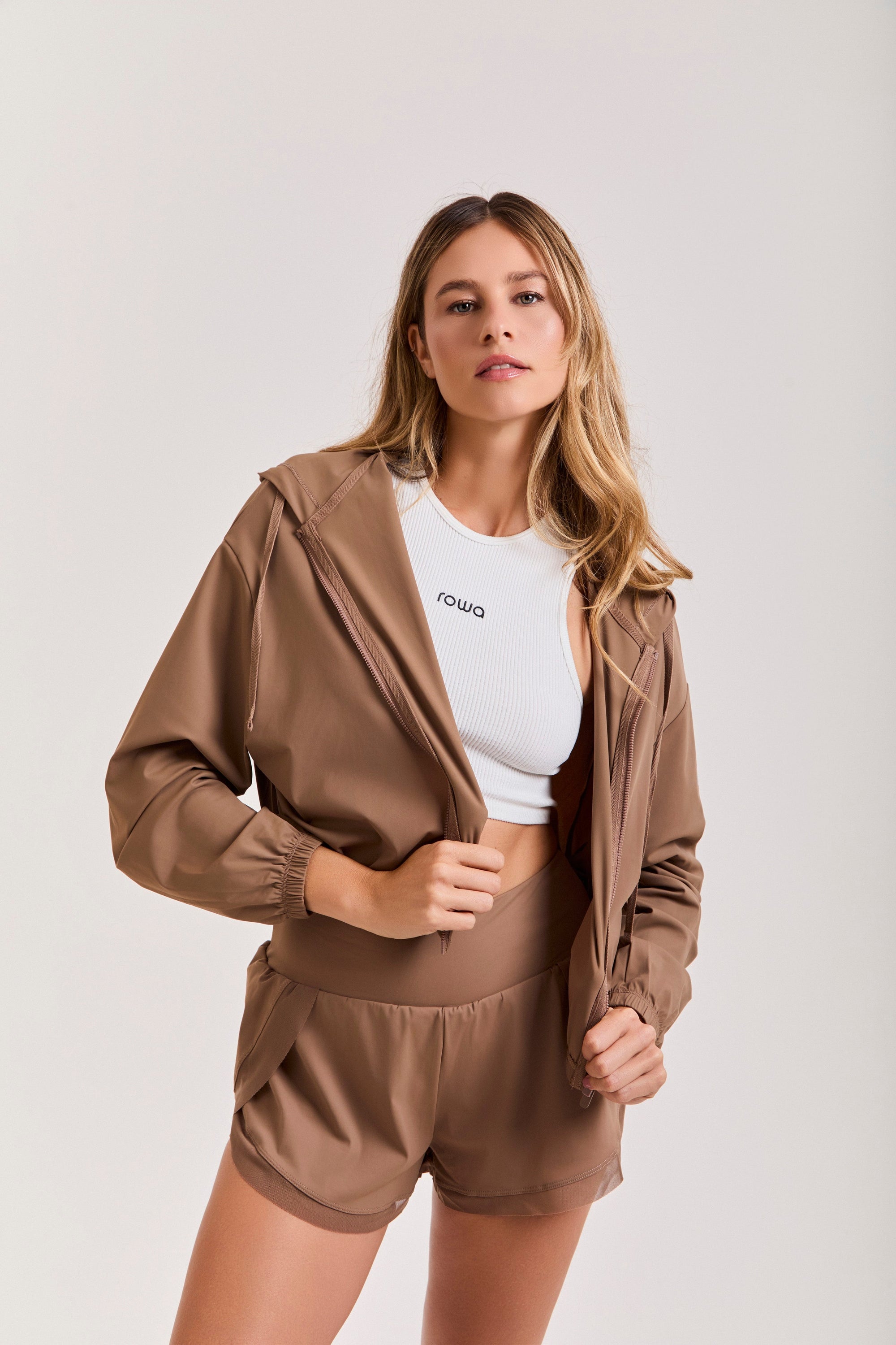 Jaqueta Corta Vento High - Marrom ROWA STORE DI10