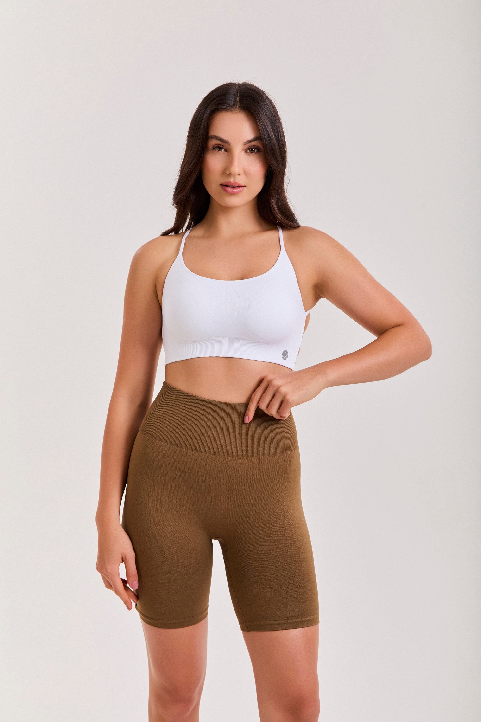 Shorts Seamless Juju - Bege ROWA STORE DI10