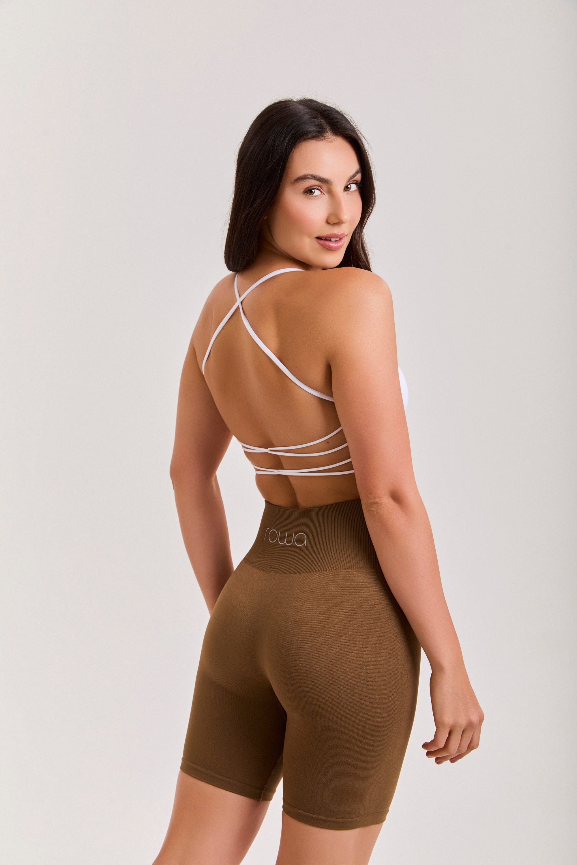 Shorts Seamless Juju - Bege ROWA STORE DI10