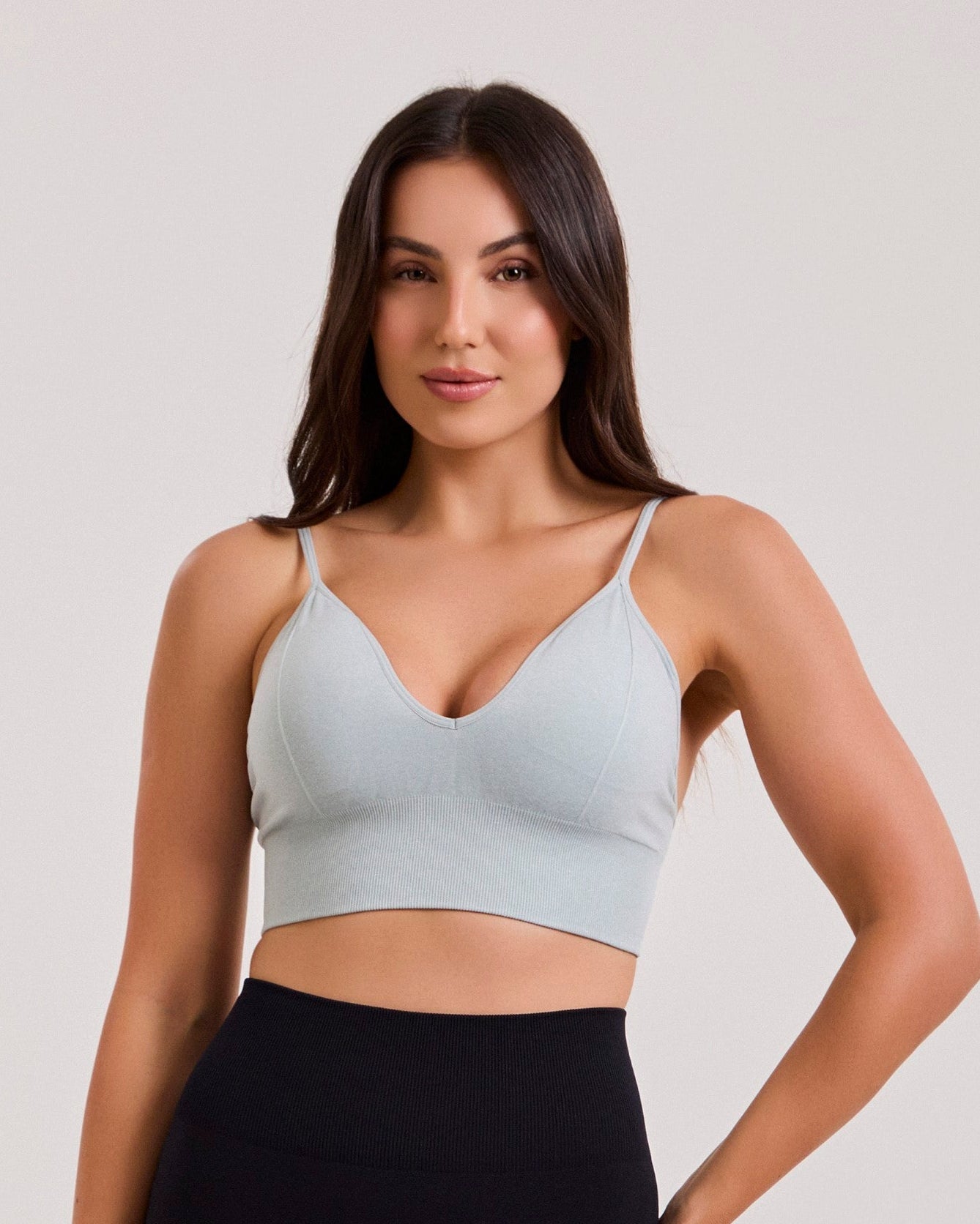 Top Seamless Juju IV - Azul Bebê ROWA STORE DI10