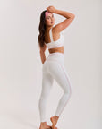 [PRÉ-VENDA] Legging Memel - Branco e Rosa ROWA STORE DI11