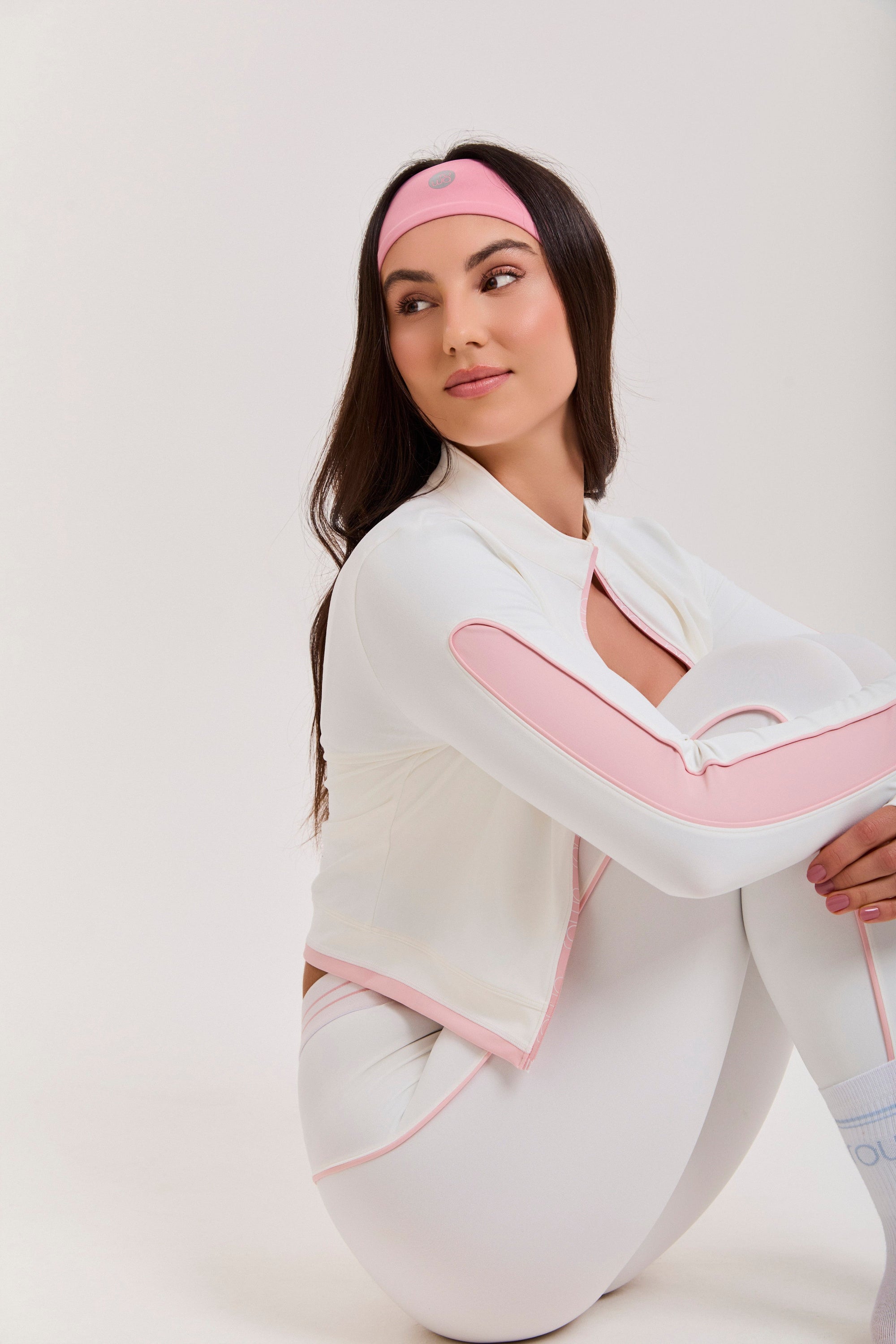 [PRÉ-VENDA] Blusa Memel - Branco e Rosa ROWA STORE DI11