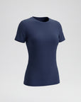 Camiseta Modal Manga Curta - Azul Marinho