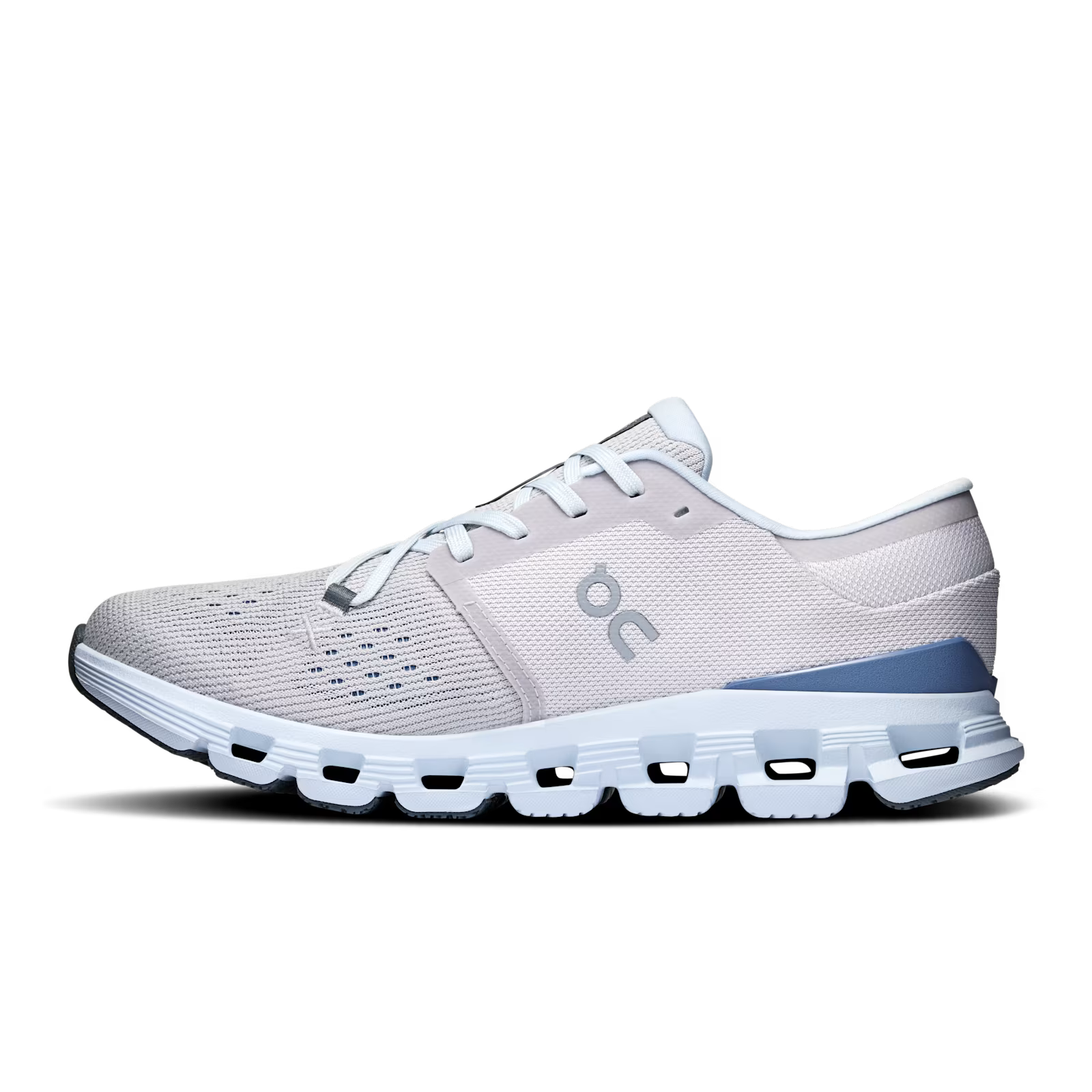 On Running Cloud X 4 Feminino Silver | Chambray ON RUNNING