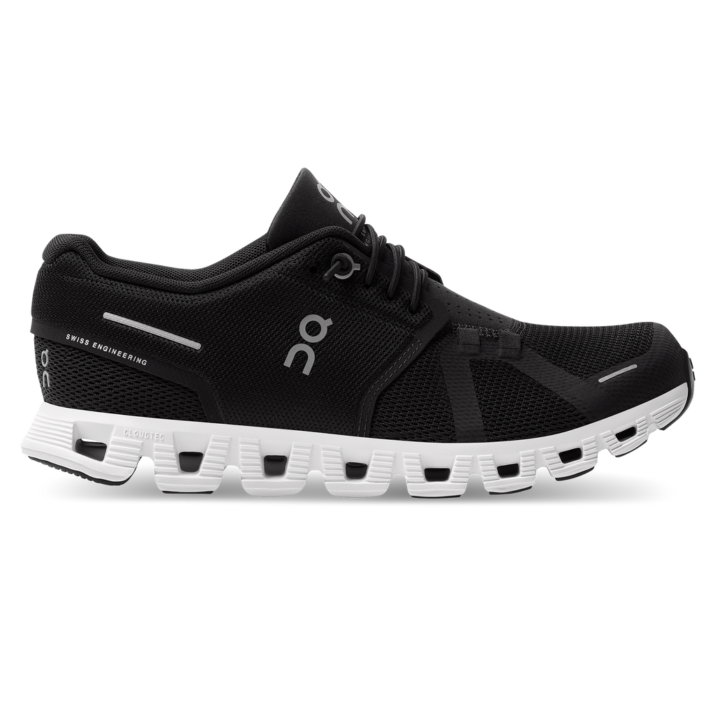 On Running Cloud 5 Feminino Black l White