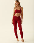 Legging Canelado Wanda - Vermelho ROWA STORE DI10