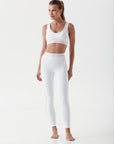Legging Memel - Branco e Rosa