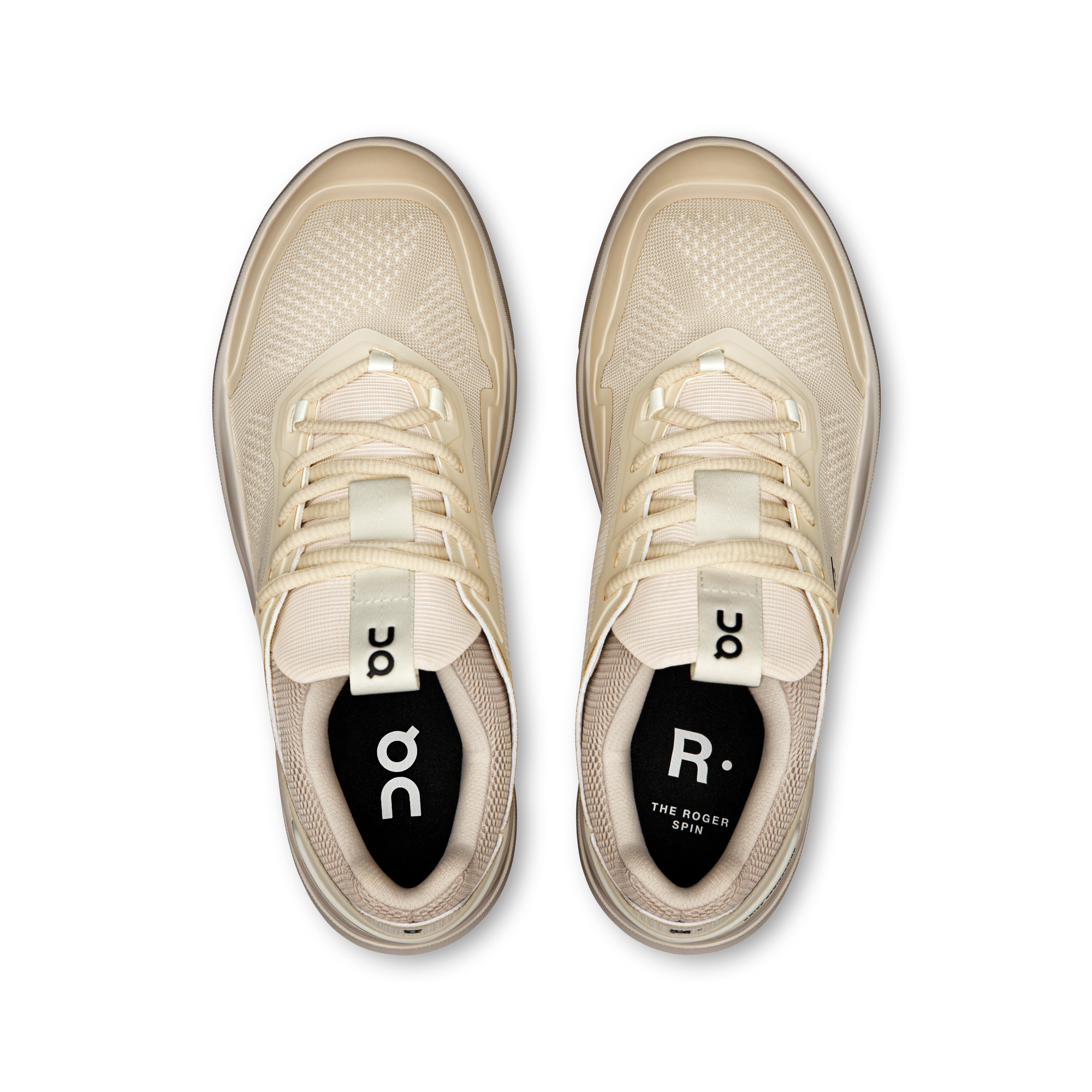 On Running The Roger Spin 2 Feminino - White | Sand ON RUNNING
